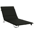 Solseng Pude GEMERT 100% polyester Sort 200 x 80 x 3 cm