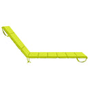 Solseng Pude GEMERT 100% polyester Lys grøn 200 x 80 x 3 cm