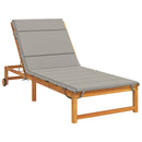 Solseng Pude GEMERT 100% polyester Grå 200 x 80 x 3 cm