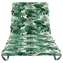 Solseng Pude GEMERT 100% polyester Bladmønster 200 x 80 x 3 cm