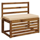 Bænkpude SOEST 100% polyester Cremefarvet 80 x 40 x 5 cm