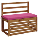 Bænkpude SOEST 100% polyester Lyserød 80 x 40 x 5 cm