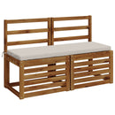 Bænkpude SOEST 100% polyester Hvid 100 x 40 x 5 cm