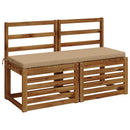 Bænkpude SOEST 100% polyester Sandfarvet 100 x 40 x 5 cm