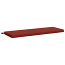 Bænkpude SOEST 100% polyester Rød 100 x 40 x 5 cm
