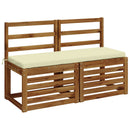 Bænkpude SOEST 100% polyester Cremefarvet 100 x 40 x 5 cm