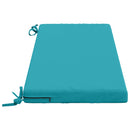 Bænkpude SOEST 100% polyester Turkis 100 x 40 x 5 cm