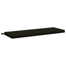 Bænkpude SOEST 100% polyester Sort 120 x 40 x 5 cm