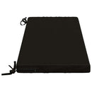 Bænkpude SOEST 100% polyester Sort 120 x 40 x 5 cm