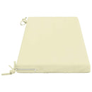 Bænkpude SOEST 100% polyester Cremefarvet 120 x 40 x 5 cm