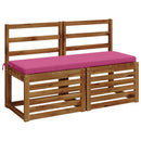 Bænkpude SOEST 100% polyester Lyserød 120 x 40 x 5 cm