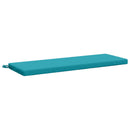 Bænkpude SOEST 100% polyester Turkis 120 x 40 x 5 cm