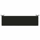 Bænkpude SOEST 100% polyester Sort 140 x 40 x 5 cm