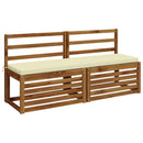 Bænkpude SOEST 100% polyester Cremefarvet 140 x 40 x 5 cm