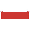 Bænkpude SOEST 100% polyester Rød 140 x 40 x 5 cm
