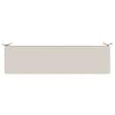 Bænkpude SOEST 100% polyester Hvid 150 x 40 x 5 cm