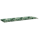 Bænkpude SOEST 100% polyester Bladmønster 150 x 40 x 5 cm