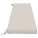 Bænkpude SOEST 100% polyester Hvid 170 x 40 x 5 cm