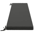 Bænkpude SOEST 100% polyester Antracit 170 x 40 x 5 cm
