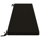 Bænkpude SOEST 100% polyester Sort 180 x 40 x 5 cm