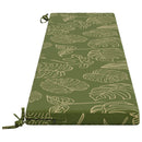 Bænkpude SOEST 100% polyester Bladdesign 180 x 40 x 5 cm