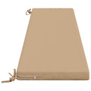 Bænkpude SOEST 100% polyester Sandfarvet 200 x 40 x 5 cm