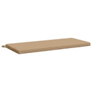 Bænkpude SOEST 100% polyester Sandfarvet 110 x 50 x 5 cm