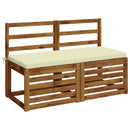 Bænkpude SOEST 100% polyester Cremefarvet 110 x 50 x 5 cm