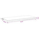 2-delt bænkepude SOEST 2 stk. 100% polyester Lyserød