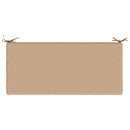 Bænkpude SOEST 100% polyester Sandfarvet 120 x 50 x 5 cm