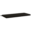 Bænkpude SOEST 100% polyester Sort 120 x 50 x 5 cm