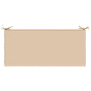 Bænkpude SOEST 100% polyester Cremefarvet 120 x 50 x 5 cm