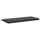 Bænkpude SOEST 100% polyester Antracit 120 x 50 x 5 cm