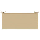 Bænkpude SOEST 100% polyester Beige 120 x 50 x 5 cm