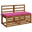 Bænkpude SOEST 100% polyester Lyserød 120 x 50 x 5 cm