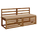 Bænkpude SOEST 100% polyester Sandfarvet 140 x 50 x 5 cm