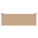 Bænkpude SOEST 100% polyester Sandfarvet 140 x 50 x 5 cm