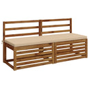 Bænkpude SOEST 100% polyester Cremefarvet 140 x 50 x 5 cm