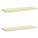 2-delt bænkepude SOEST 2 stk. 100% polyester Cremefarvet