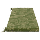Bænkpude SOEST 100% polyester Bladdesign 140 x 50 x 5 cm