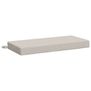 Bænkpude SOEST 100% polyester Hvid 80 x 40 x 8 cm