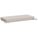 Bænkpude SOEST 100% polyester Hvid 80 x 40 x 8 cm