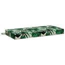 Bænkpude SOEST 100% polyester Bladmønster 80 x 40 x 8 cm