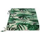Bænkpude SOEST 100% polyester Bladmønster 80 x 40 x 8 cm