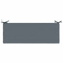 Bænkpude SOEST 100% polyester Blå 100 x 40 x 8 cm