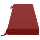 Bænkpude SOEST 100% polyester Vinrød 140 x 40 x 8 cm