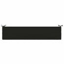 Bænkpude SOEST 100% polyester Sort 170 x 40 x 8 cm