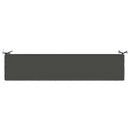 Bænkpude SOEST 100% polyester Antracit 180 x 40 x 8 cm