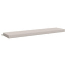 Bænkpude SOEST 100% polyester Hvid 200 x 40 x 8 cm