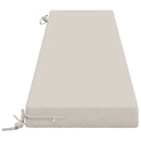 Bænkpude SOEST 100% polyester Hvid 200 x 40 x 8 cm
